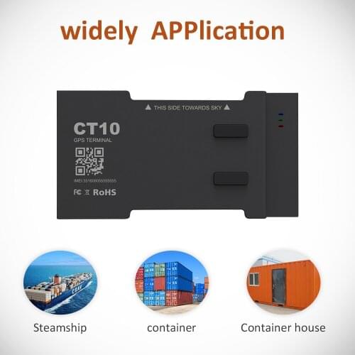 CT10 3G Container Car GPS Tracker With Global Roaming Cargo Shipping & 60 Days Standby Time IP65 Dust Waterproof GPS APP
