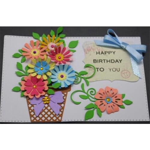 Flower metal cutting die DIY scrapbook photo album paper card decorative crafts embossing die cutting