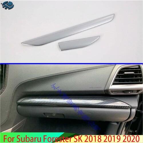 For Subaru Forester SK 2018 2019 Decorate Accessories ABS Center Control Cover Trim Molding