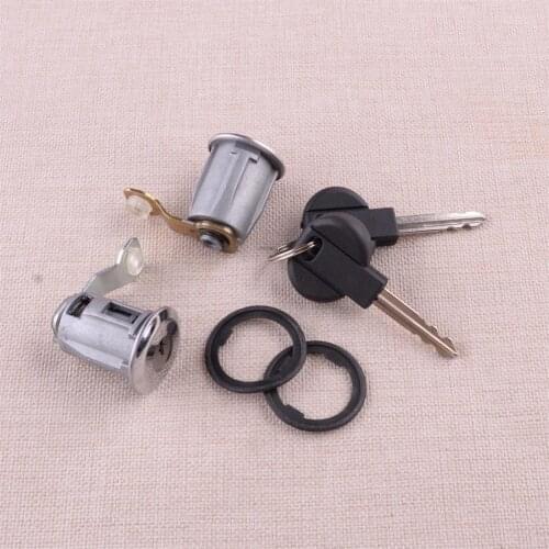 Rear Door Lock Set Barrel Keys 252522 Fit For Citroen Berlingo Xsara Peugeot Partner 1999 2000 2001 2002 2003 2004 2005