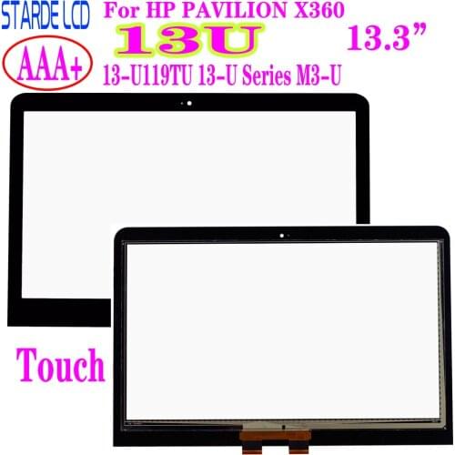 Screen Replacement For HP PAVILION X360 13U Touch Screen Digitizer Sensor 13.3 Inch 13-U119TU 13-U Series M3-U Replace Not LCD