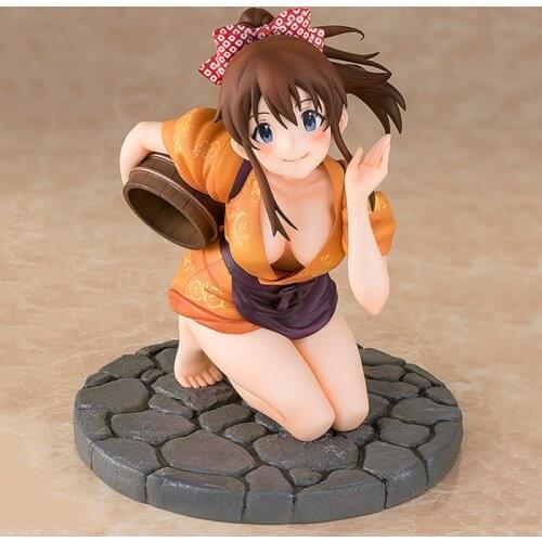 The Idolmaster Million Live Satake Minako Poka Service Ver. PVC Action Figure Collection Model Toys for Gift First Edition 13cm