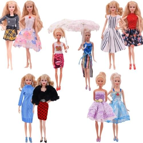 Barbies Doll Clothes Accessories Lace Umbrella Pink Sexy Cute Shrinkable Umbrella For 11.8 Inch Barbies Doll & BJD Doll