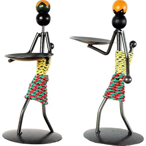 Metal Candle Holders, Decorative Candlestick Candelabra Holder for Wedding, Dinning, Party Decorations