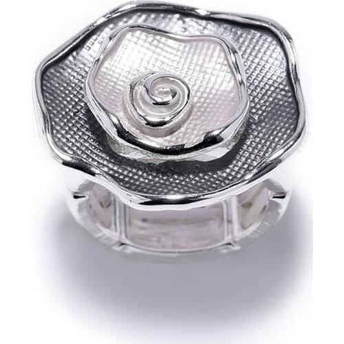 Fashion 2020 Hit Enamel Adjustable Elastic Flower Rings Girls Trendy Charming Wedding Ring for Women Gift Jewelry