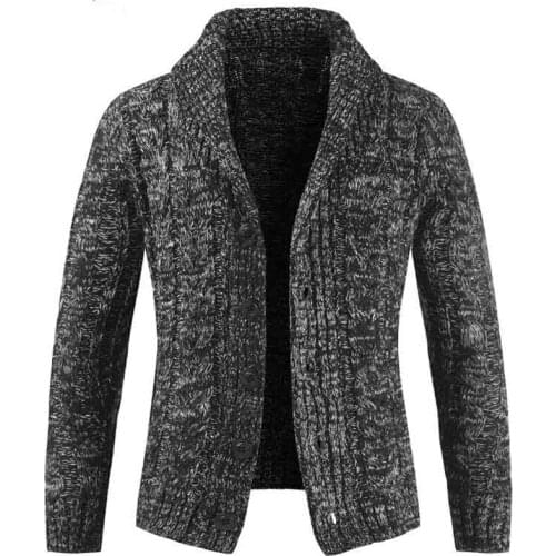 European and American Style Men Sweatercoat Knitted Wool Cardigan Sweaters For Men Plus Size 3XL Mens Sweaters Streetwear A373