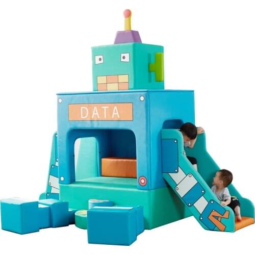 Kindergarten Soft Playground Toys Environmental Kids Gymnastics Physical Training Slide Puzzle GameYLWS127