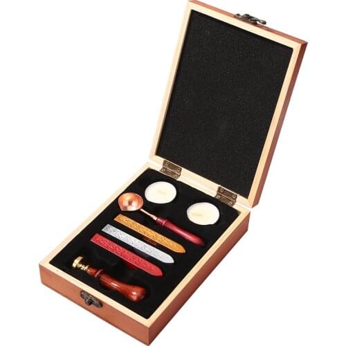 Ancient Fire Paint Seal Set Spoon Sealing Wax Stamp DIY Scrapbooking Stamps Cards Craft Wedding Decorative Invitation Sealing