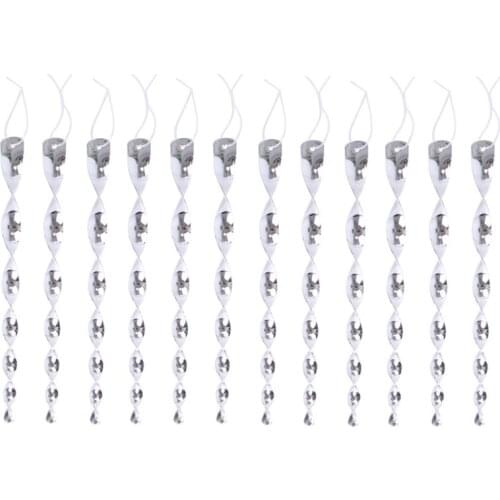 Hanging Bird Repellent Rods Set with Ornamental Control Device Drive Birds Away Spiral Deterrent Device House Garden