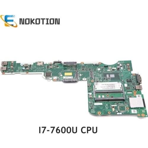 NOKOTION For Lenovo ThinkPad L570 laptop motherboard 01ER227 CILL1 L2 LA-C422P MAIN BOARD SR33Z I7-7600U CPU DDR4