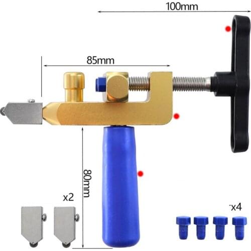 Manual Tile Mirrors Cutter Multi-Functional Glass Cutter Set Ceramic Tile Opener Easy Glass Tile Cutter VC