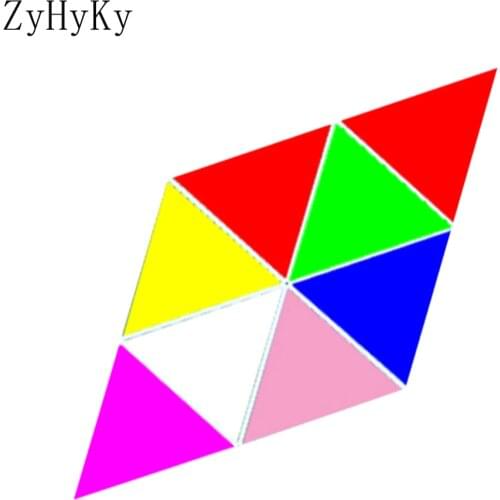 RGB Changeable Touch Sensitive Lighting Lamp Triangle Lamps Quantum Lamp Modular LED Night Light For Beedroom Wall Lamp