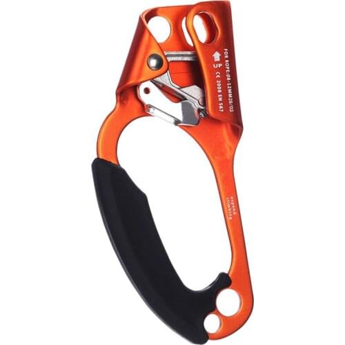 Left Hand Ascender Rope Size 8mm -12mm For Rock Climbing / Rescue / Rope Access / Alpinism protector