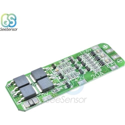 3S 20A Li-ion Lithium Battery 18650 Charger PCB BMS Protection Board For Drill Motor 12.6V Lipo Cell Module Charging Protecting