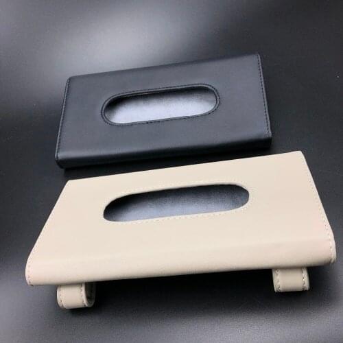 Car Sun visor Tissue Boxes Case For Infiniti FX-series Q QX-series Coupe EX37 EX25 JX35 EX35 G M Class