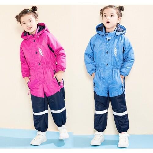 Childrens ski suit men and women baby thick cotton suit hak