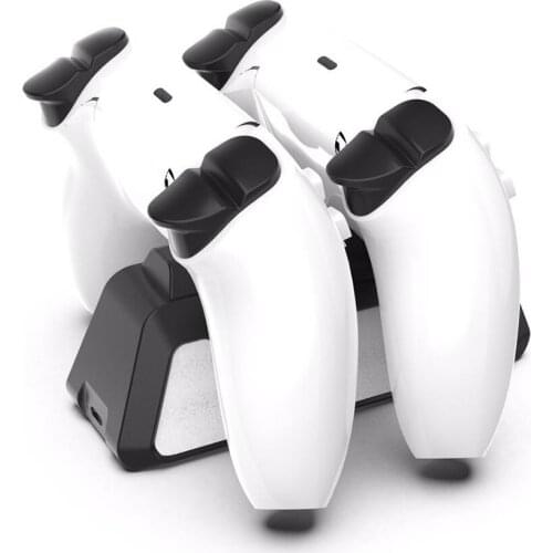 Dual Fast Charger for PS5 Wireless Controller USB 3.1 Type-C Charging Cradle Dock Station for Sony PlayStation5 Joystick Gamepad
