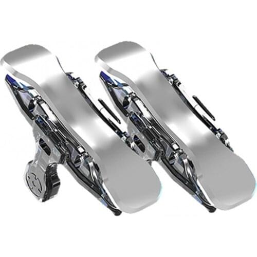 2Pcs X8 Mobile Touch Screen Gaming Controller Trigger Shot Gamepad Buttons Game Accessories gatillos para celular