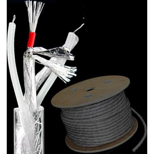 Preffair Hifi OFC+silver plated AMP audio speaker Signal cable Analogue Cable DIY Sold Per meter HIFI