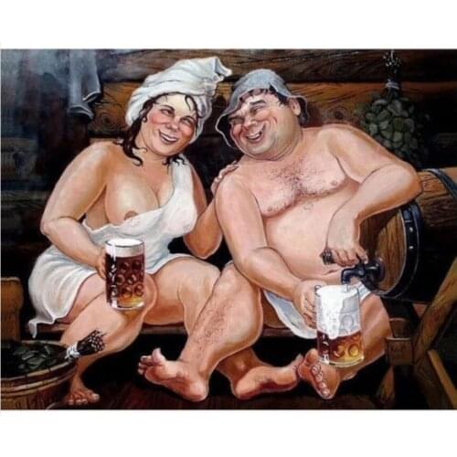 Bathing Lover Diamond Art Man Woman Mosaic Embroidery Painting Rhinestone Draw Picture Home Wall Papers Handcraft Gift Beadwork