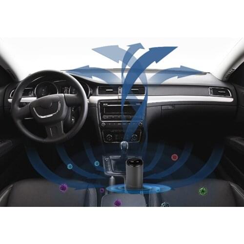 Compact Auto Personal Mini Air Cleaner Digital Display for Bedroom Gym