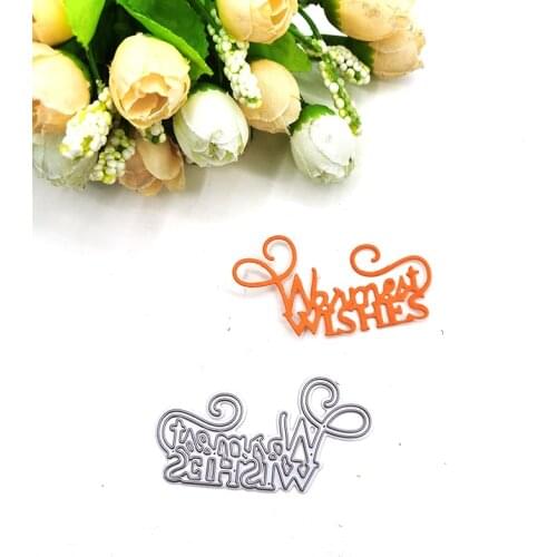 Julyarts Letter Metal Cutting Dies Stencils for DIY Scrapbooking For Card Making Metal Craft Dies Die Cuts Embossing