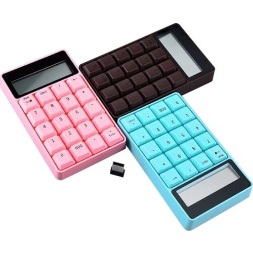 Mini 2.4G Wireless Number Keypad 20 Keys Digital Numeric Keyboard for Windows XP/win7/win8/win10 Laptop PC Computer