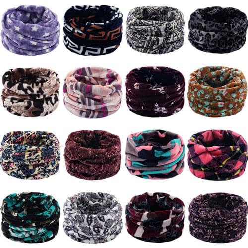 Soft Fleece Scarf Skin-Friendly Neckerchief Unisex Winter Double Layer Knitted Neck Warmer Comfortable Tippet Women Men Scarves