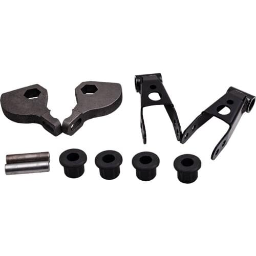 Front Rear Lift Kit Torsion Keys Shackles 3-2" For Dodge Durango 1997-2003 4WD