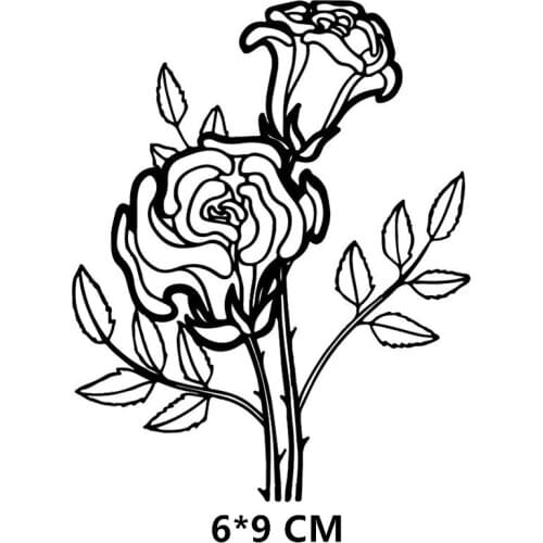 2021 New Rose Clear Stamps DIY Scrapbooking Craft Supplies Rubber Silicon Seals Card Photo Album Hobby ink pad Stamping