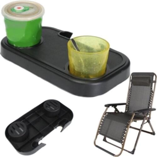 High New Portable Folding Chair Side Tray Casual for Drink Camping Picnic Outdoor Beach Garden XR-Hot