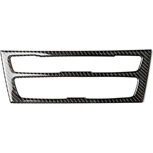 Carbon fiber in the control air conditioning CD panel trim for BMW 1 Series 2 Series F20F21