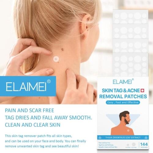 Skin Tag Remover Patch Nature Ingredient Skin Label Removal
