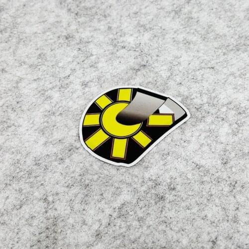 NO.S075 Reflective Motorcycle Helmet VR Rossi Motorbike Stickers Car Styling Motorcycle Racer Decoration Decals