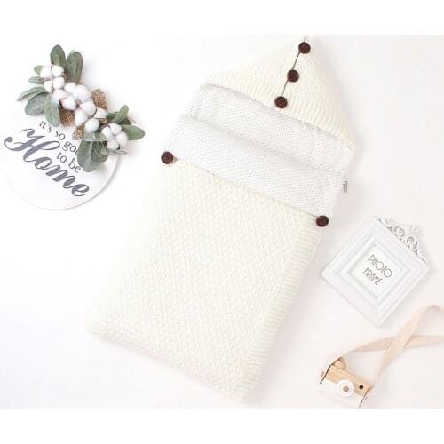 LZH 2021 Autumn Winter Baby Sleeping Bag Newborn Envelope-style Thickened Zipper Anti-kick Quilt Childrens Button Sleeping Bag