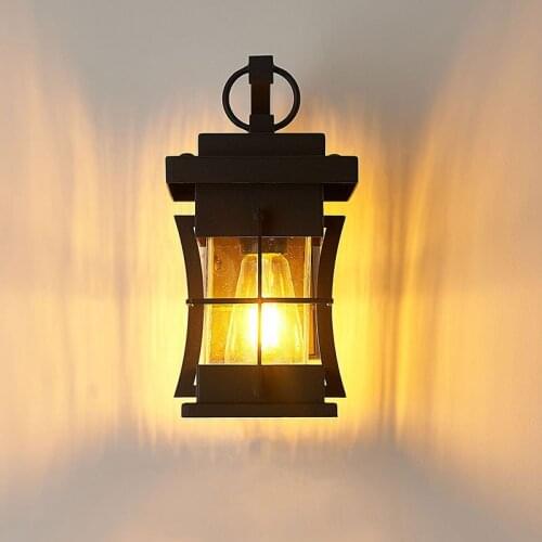 Outdoor wall lamp Chinese style simple villa gate courtyard lamp exterior wall lamp aisle table lamp