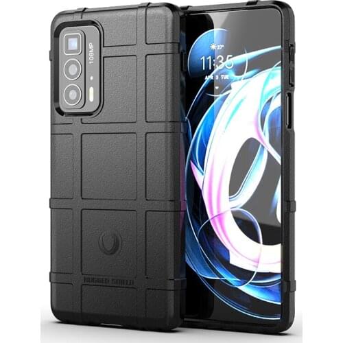 Ultra Rugged Silicone TPU Bumper Cover Case, Armor Full Body Heavy Dury Shockproof Thick Shield Solid Case For Moto edge 20 Pro