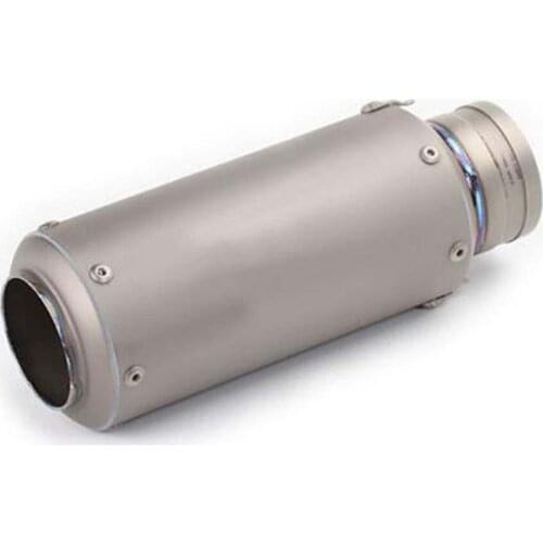 Universal Motorcycle GP PotEscape Titanium Alloy Motorcross Scooter Laser Exhaust Pipe 60mm 51mm Muffler For S1000RR CBR1000 R25