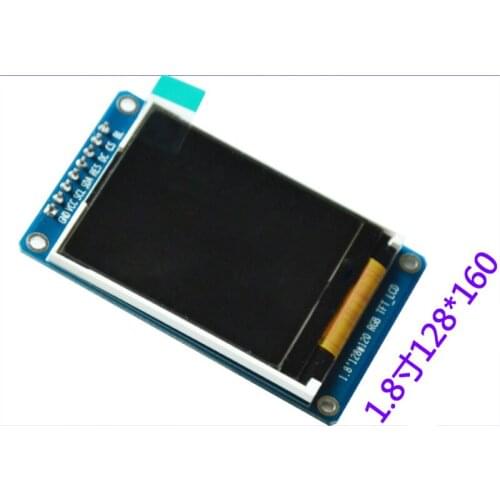 1.8 inch TFT screen SPI Serial port module support 51/ARM ST7735 128*160 65K color LCD display