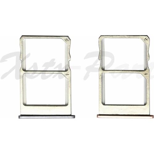 10PCS Original For Meizu MX6 MX 6 SIM Card Slot Holder Micro SD Card Slot Tray Socket Adapter Replacement Repair Spare Parts