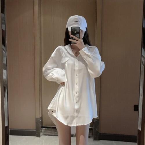 2020 new spring summer autumn women fashion casual ladies work Blouse woman overshirt Cfc239