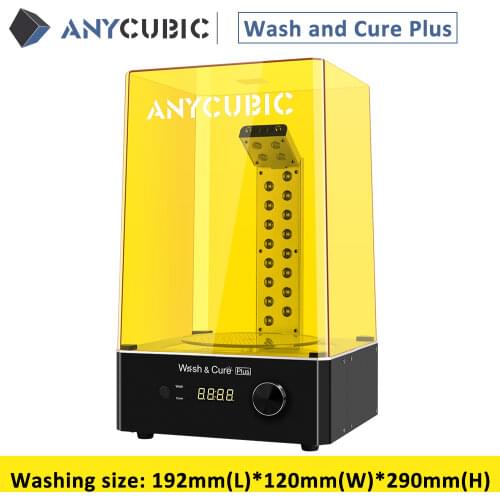 New ANYCUBIC Wash and Cure Plus Washing Model and Curing Model 2-in-1 For Photon Mono X Mars Pro Large LCD 3d Printer impresora