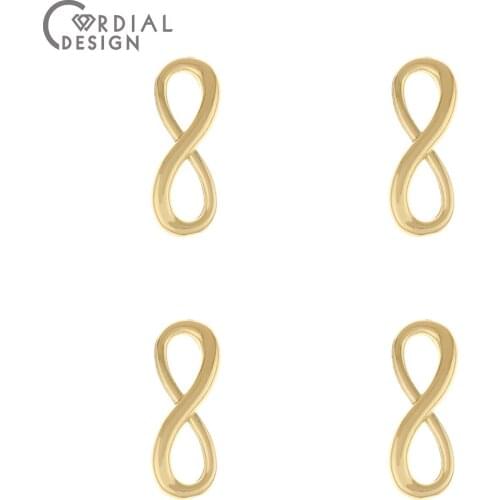 Cordial Design 200Pcs 9*24MM Jewelry Accessories/8 Shape/Connector/DIY Making/Jewelry Findings & Components/Charms/Hand Made