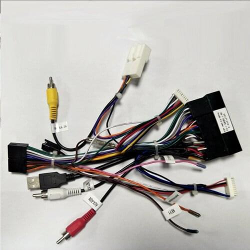Car Stereo 20 PIN Wiring Harness Connector Multimedia Player Power for KIA K2 K3 K5 K7 RIO Sorents Sportage/Hyundai IX35