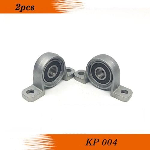 Zinc Alloy Diameter 20mm Bore Ball Bearing Pillow Block Mounted Support KP004