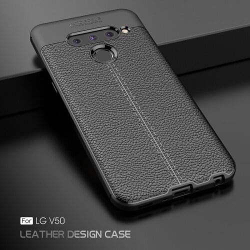 For LG G6 Pro G7 G8 ThinQ Case Q6 Q7 V30 Plus V30S V40 V50 Cover K8 K10 2018 Q Stylus Soft TPU Silicone Leather Phone Back Coque