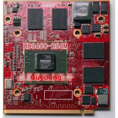 For Acer Aspire 5710G 5920G 6530G 6920G Notebook PC for ATI Radeon HD3470 HD 3650 HD3650 DDR3 256MB MXM II Graphics Video Card