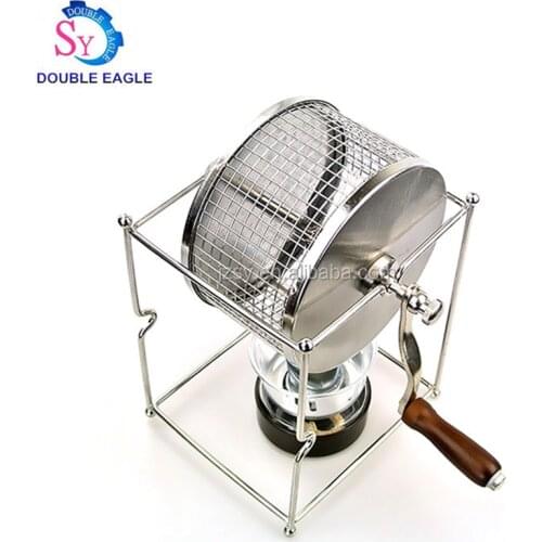 Household small coffee beans baking machine mini hand crank coffee beans roaster for home