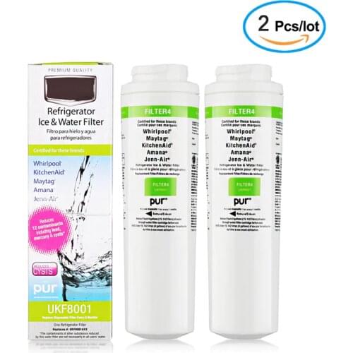 UKF8001 Water Filter, Replacement for Maytag UKF8001P, UKF8001AXX, EDR4RXD1, NSF 53 Certified to Reduce 99% Lead Pack of 2