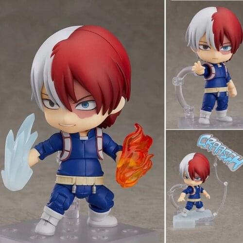 My Hero Academia 1112# Todoroki Shoto Q Ver. PVC Action Figures Boku no Hero Academia Todoroki Shoto Anime Model Toy